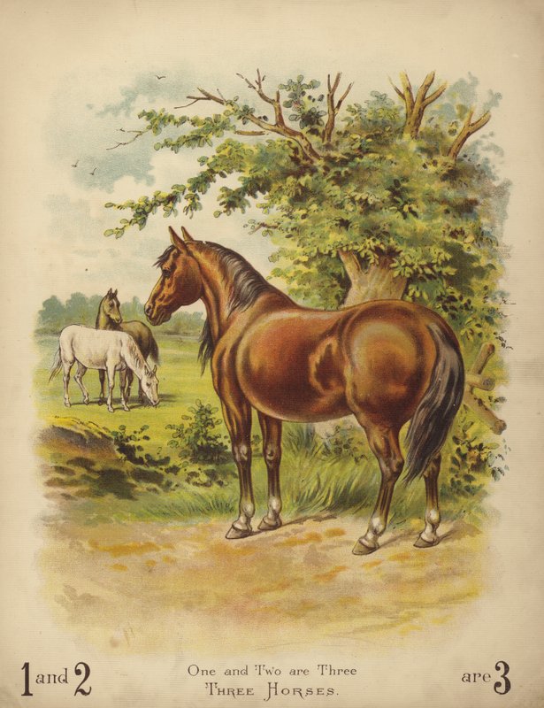 Three Horses by English School