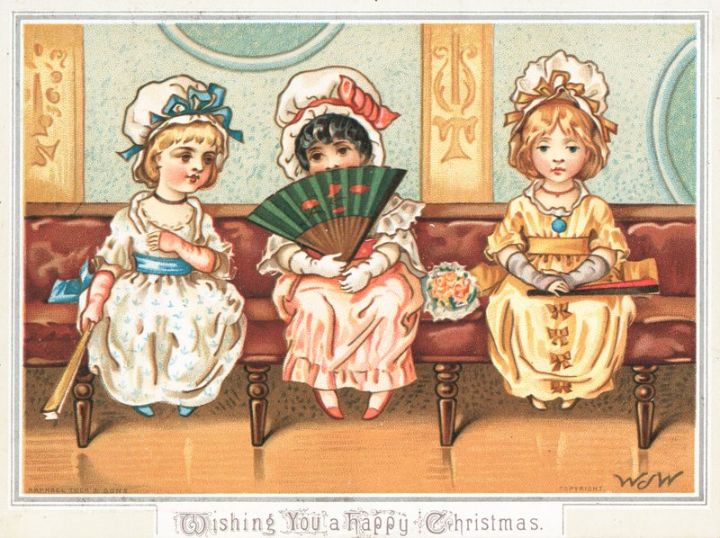 Three Girls Waiting by English School