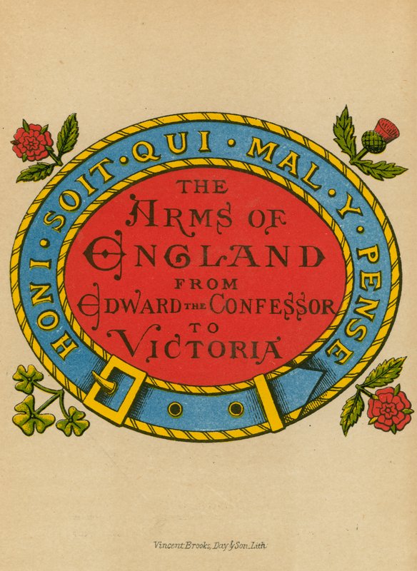Title Page for the National Arms by English School