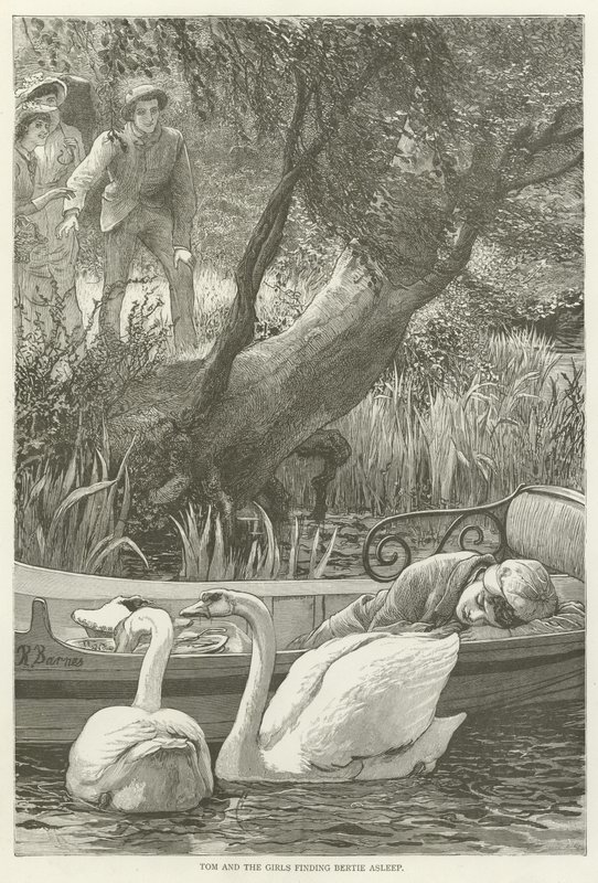Tom and the Girls Finding Bertie Asleep by English School