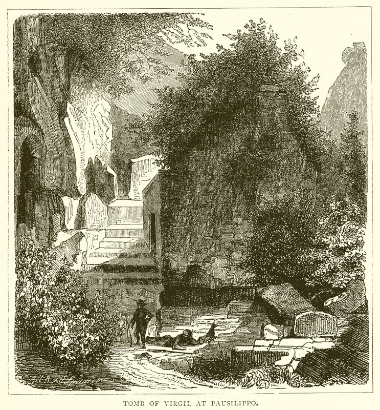 Tomb of Virgil at Pausilippo by English School