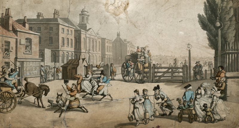 Tottenham Court Road Turnpike by English School
