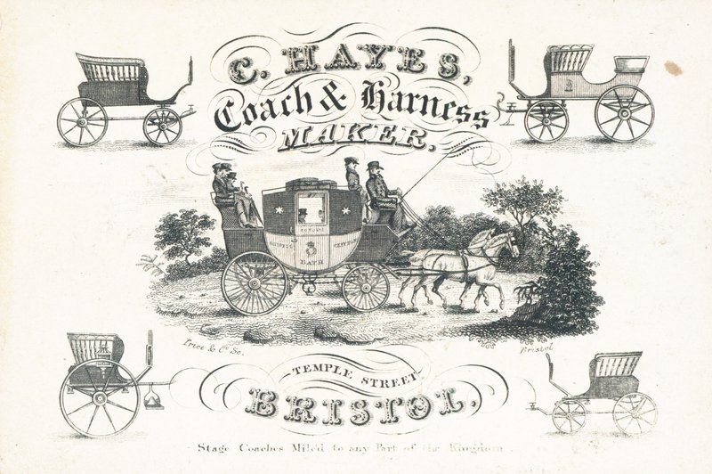 Trade card, C Hayes by English School