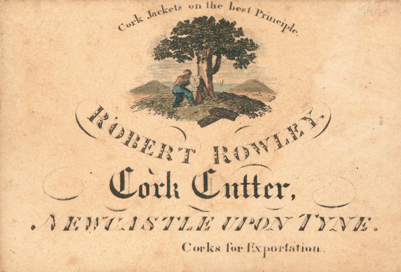 Trade card, Robert Rowley by English School