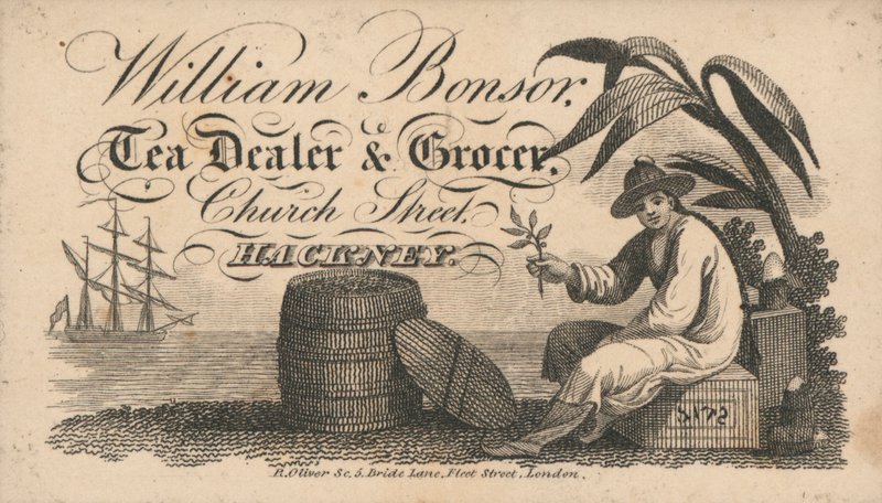 Trade Card, William Bonsor by English School