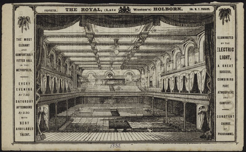 Trade card for The Royal by English School
