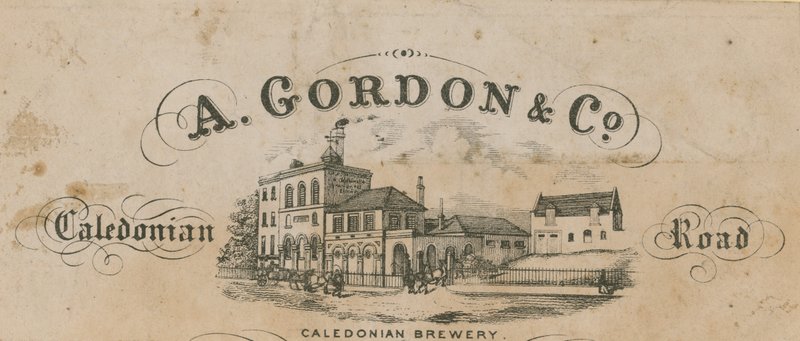 Trade Card of A. Gordon & Co by English School