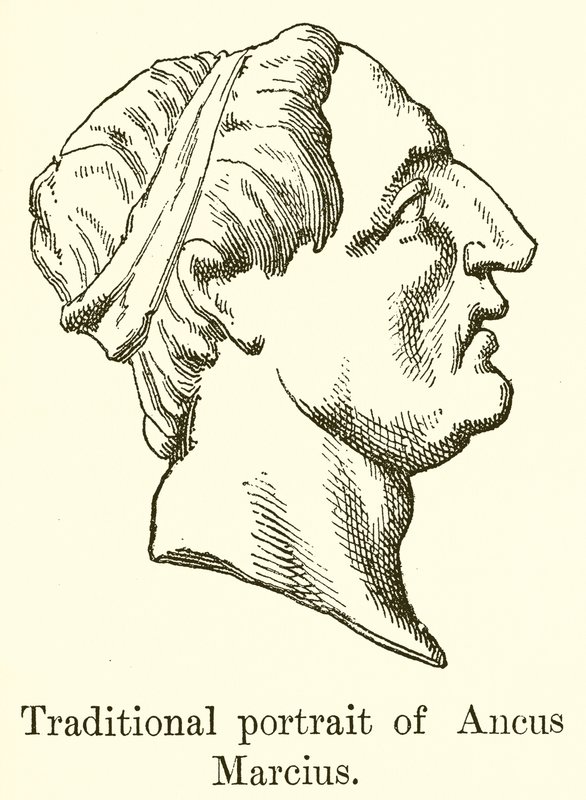 Traditional Portrait of Ancus Marcius by English School