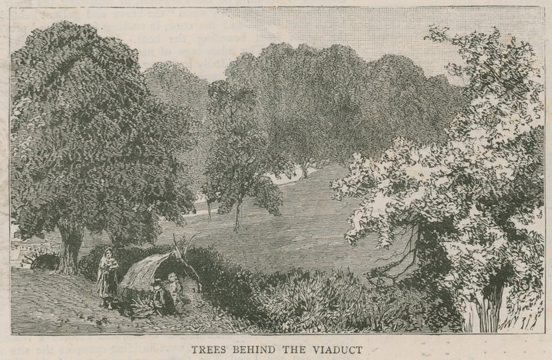Trees Behind the Viaduct by English School
