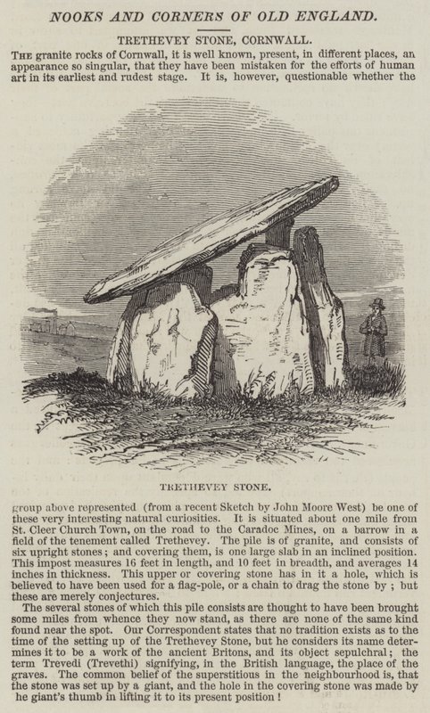 Trethevey Stone, Cornwall by English School