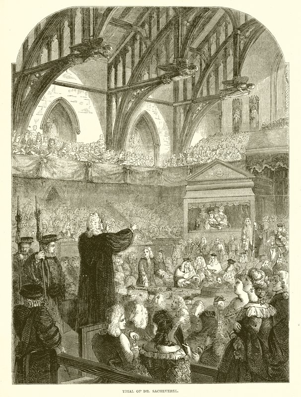 Trial of Dr. Sacheverel by English School
