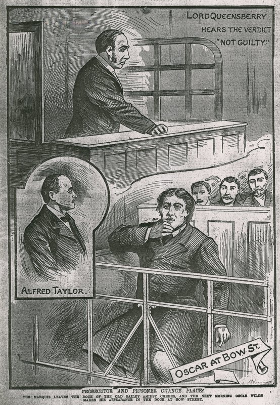 Trial of Oscar Wilde by English School