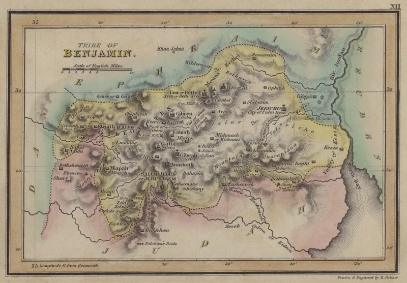Tribe of Benjamin by English School
