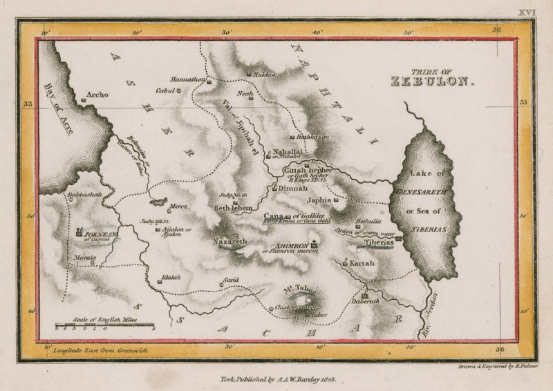 Tribe of Zebulon by English School