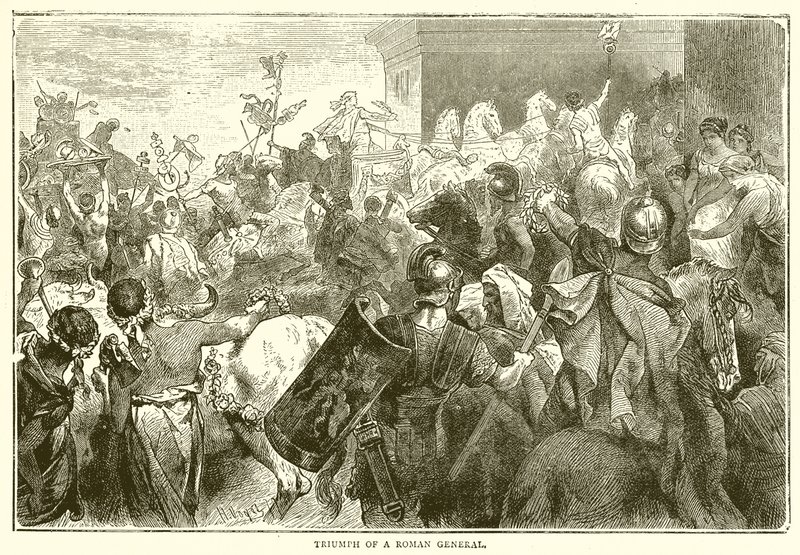 Triumph of a Roman General by English School