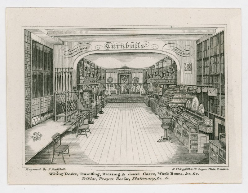 Turnbulls, Trade Card by English School