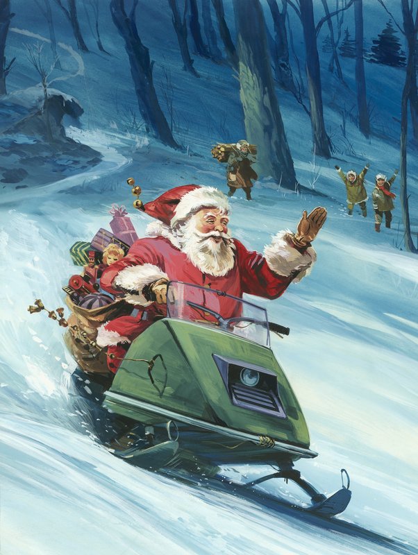 Twentieth Century Santa by English School