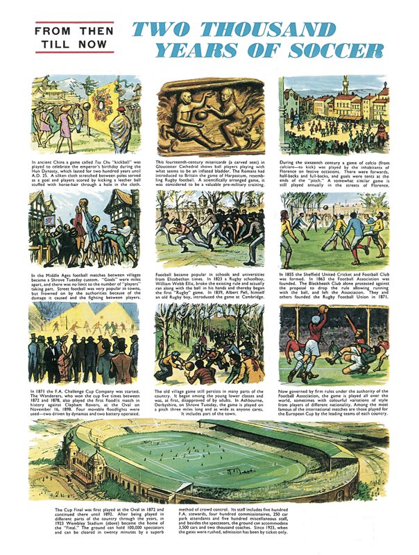 Two Thousand Years of Soccer by English School