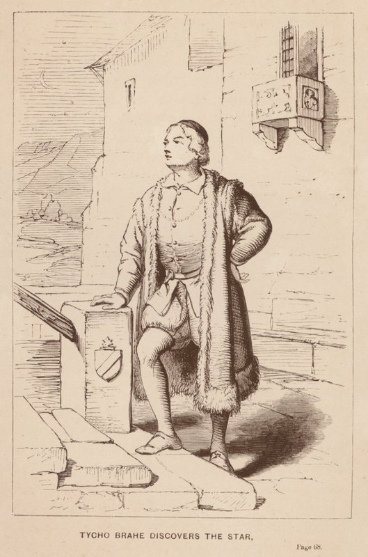 Tycho Brahe Discovers the Star by English School