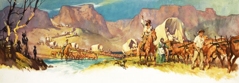 Unidentified African Scene by English School