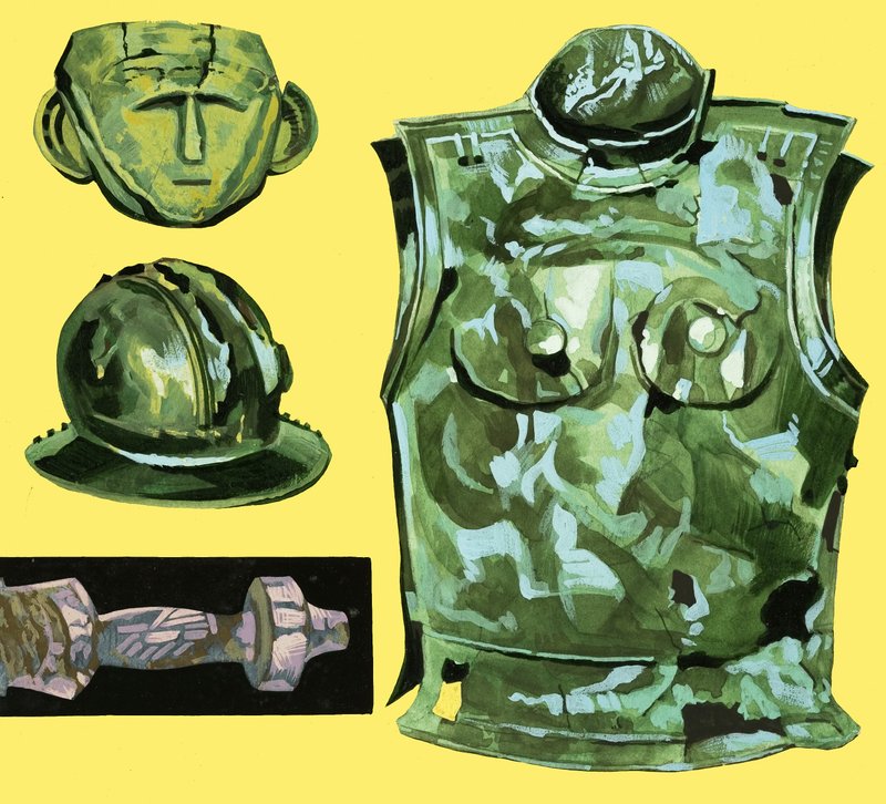 Unidentified armour and mask by English School