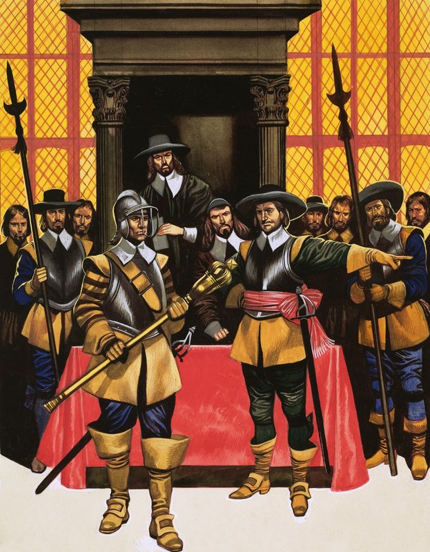 Unidentified Heraldic Ceremony by English School