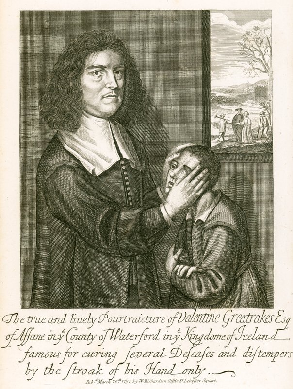Valentine Greatrakes by English School