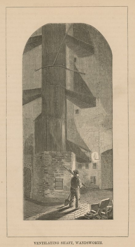 Ventilating Shaft in Wandsworth Prison by English School