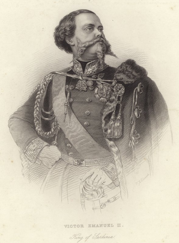 Victor Emmanuel II of Sardinia by English School