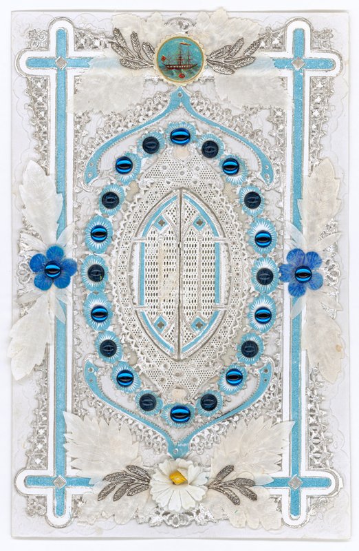Victorian Valentine Card by English School
