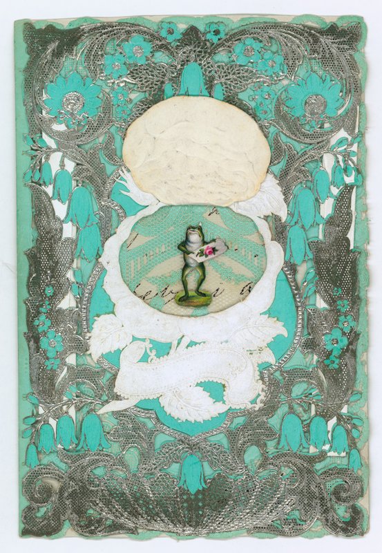 Victorian Valentine Card by English School