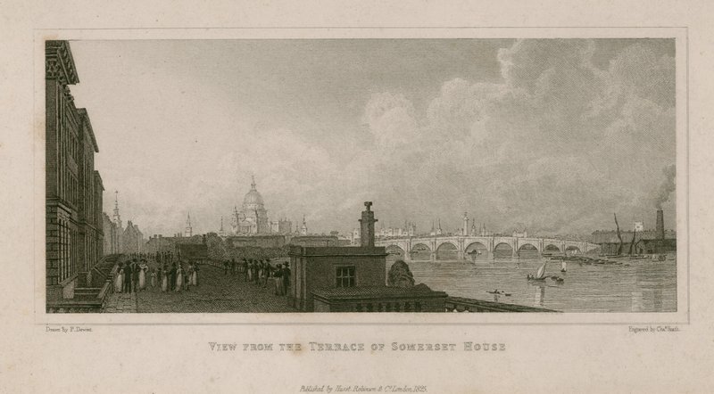 View from the terrace of Somerset House by English School