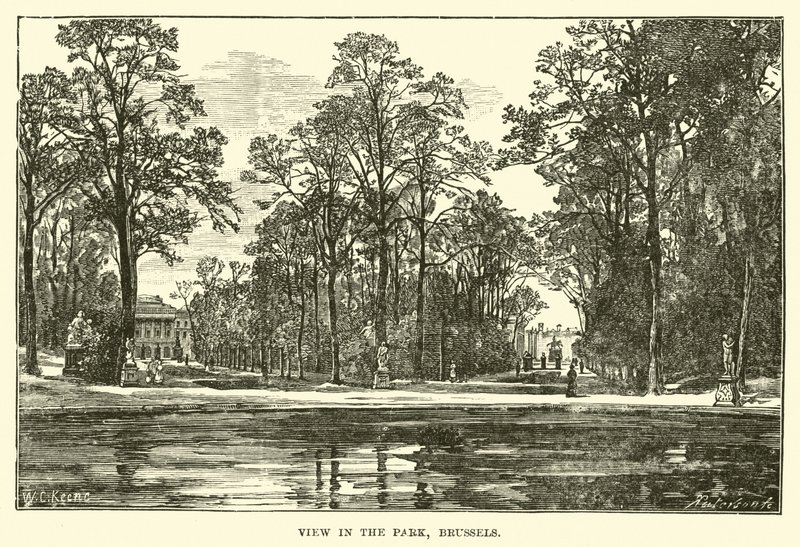 View in the Park, Brussels by English School