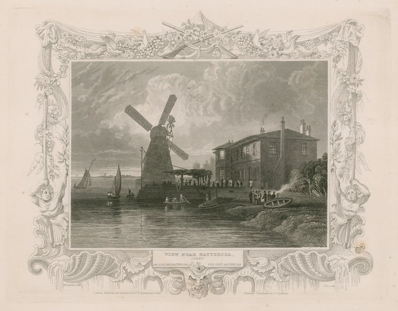 View Near Battersea by English School