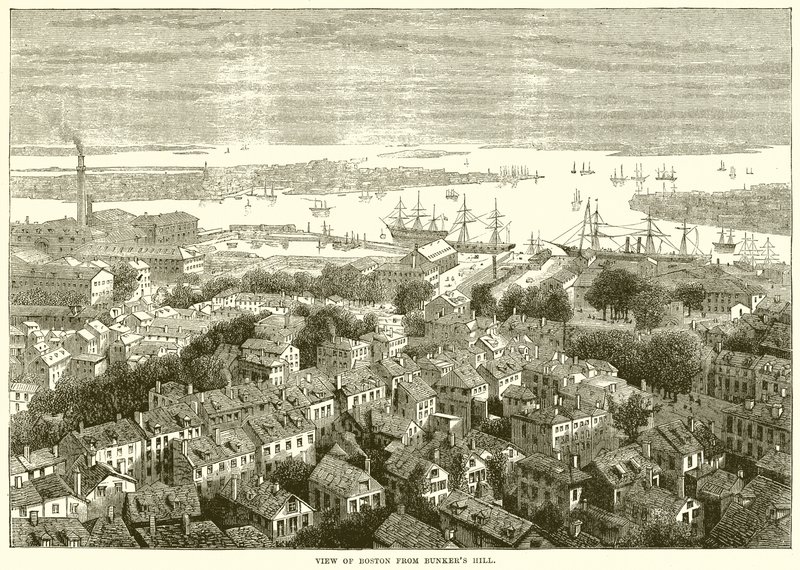 View of Boston from Bunker