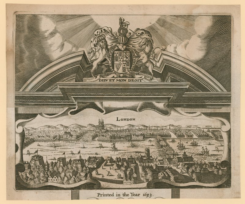 View of London by English School