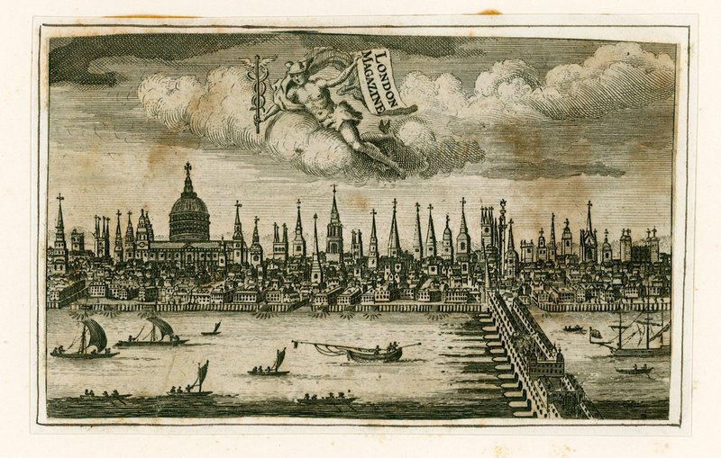 View of London by English School