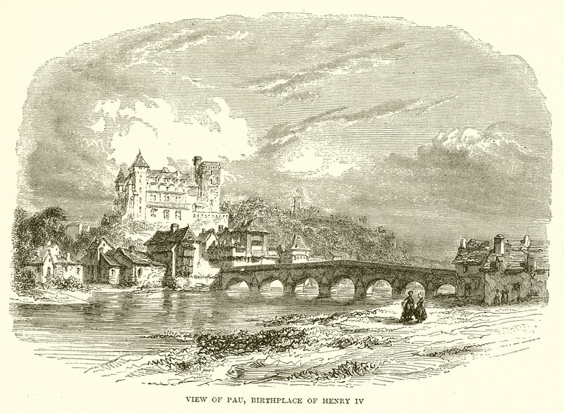 View of Pau, Birthplace of Henry IV by English School