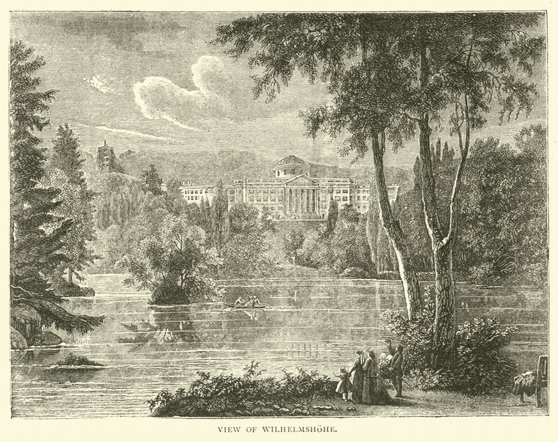 View of Wilhelmshohe, September 1870 by English School