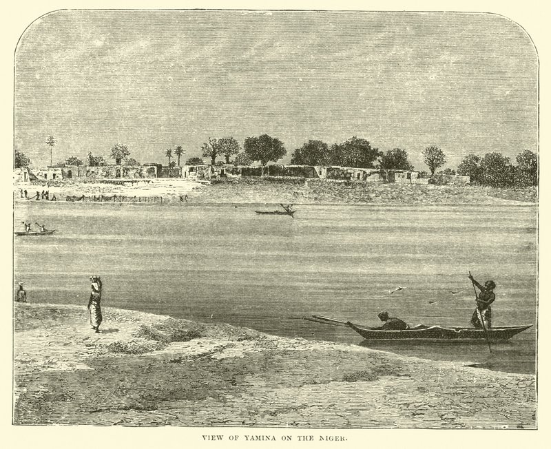 View of Yamina on the Niger by English School