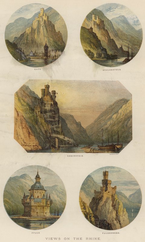 Views on the Rhine by English School