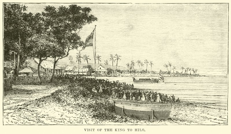 Visit of the King to Hilo by English School