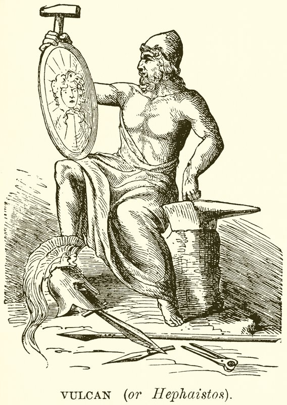 Vulcan (or Hephaistos) by English School
