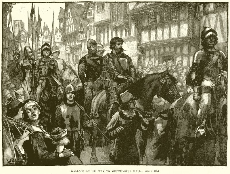 Wallace on His Way to Westminster Hall by English School
