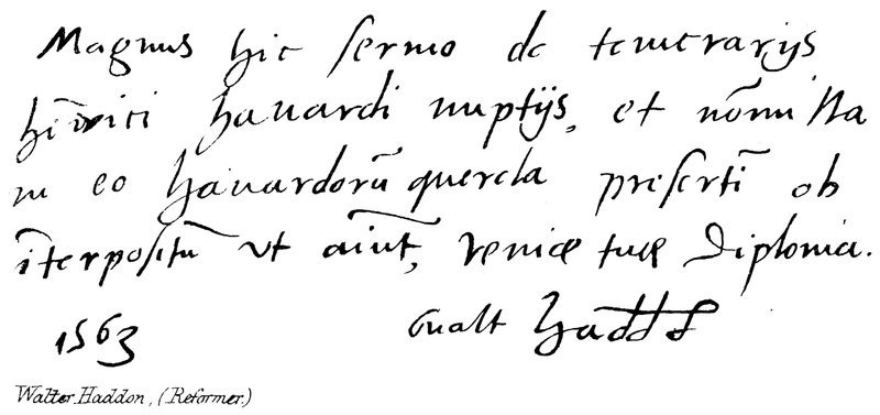 Walter Haddon by English School
