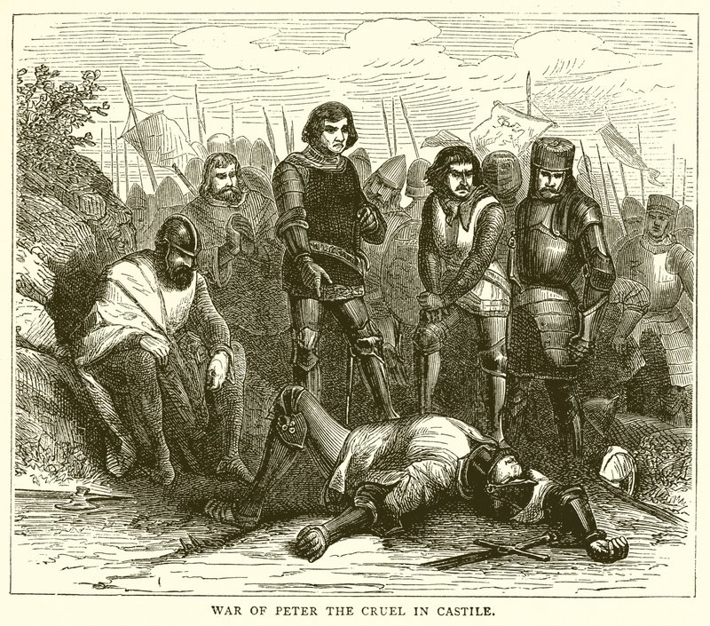 War of Peter the Cruel in Castile by English School