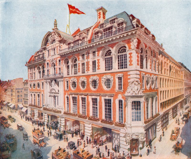 Waring and Gillow in Oxford Street by English School