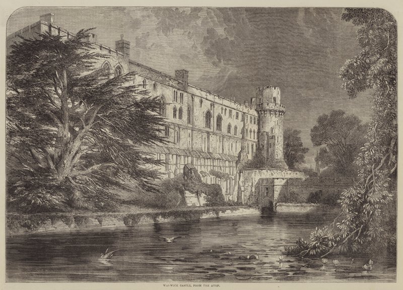 Warwick Castle, from the Avon by English School