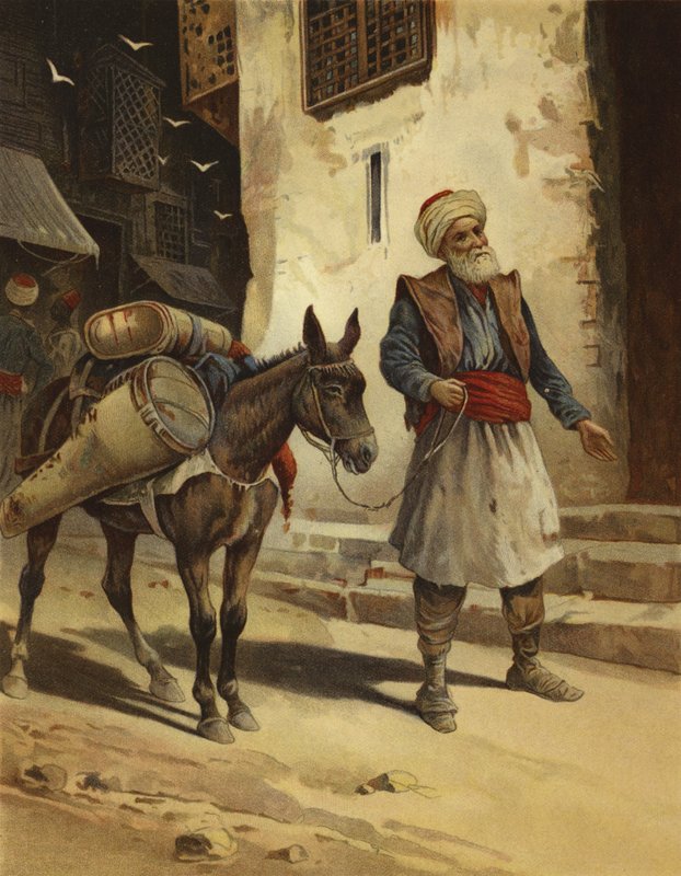 Water bearer (Constantinople) by English School