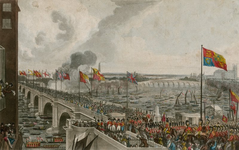 Waterloo Bridge, London by English School